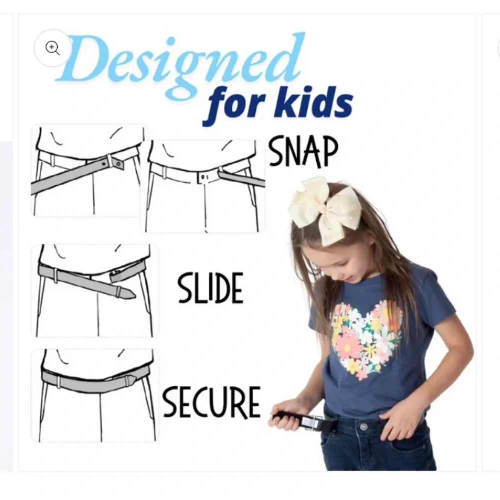Myself Belts Easy Fasten Boys Belts